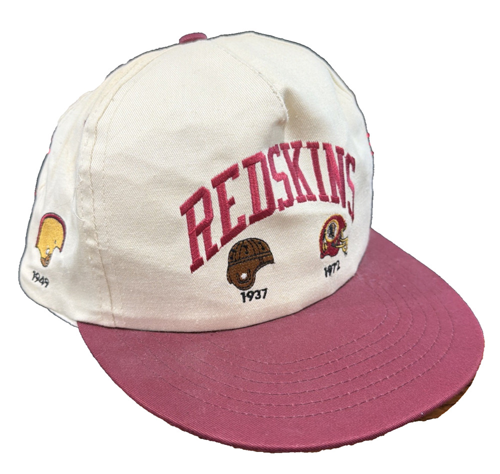 Vintage Washington Redskins NFL Football Cap Hat Snapback 90s Championship
